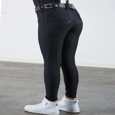 Little Grils Horse Riding Breeches Full Seat Silocne Equestrian Pants With Side Pocket