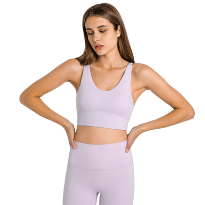 Active Stretch Womens Sports Bra Padded Fitness Top Backless Sexy Yoga Bra